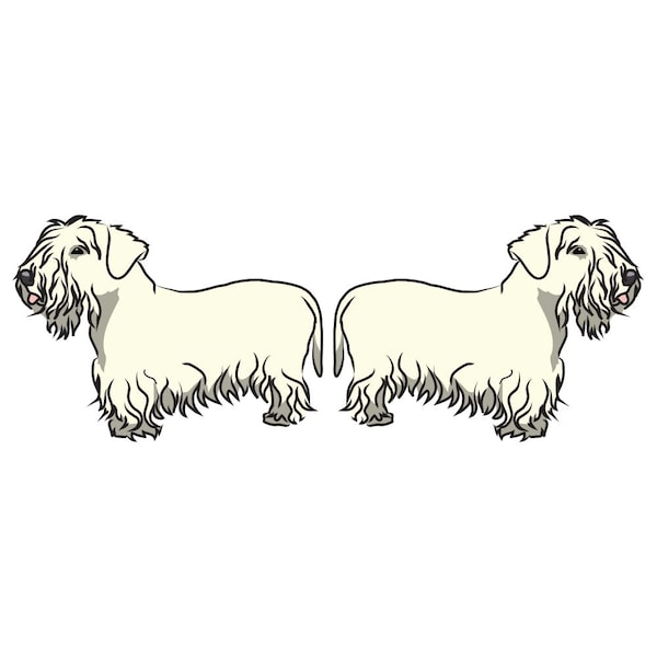 Sealyham Terrier Dog Decal, Dog Lover Decor Vinyl Sticker